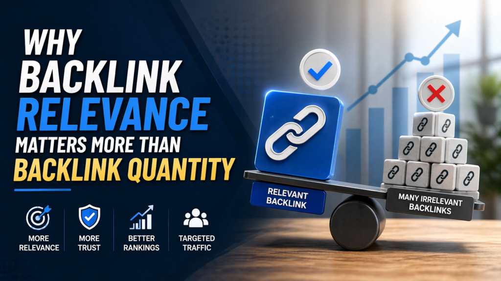 Backlink Relevance Matters More Than Backlink Quantity